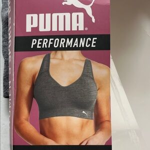 PUMA Women's Charcoal Sports Bra